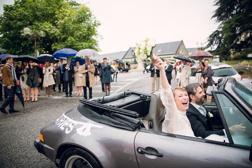 Photographie d'un mariage à Chinon