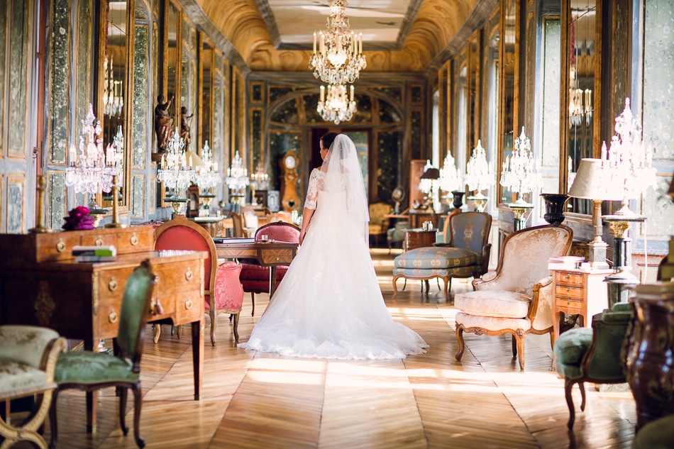 photo de mariage dans un chateau