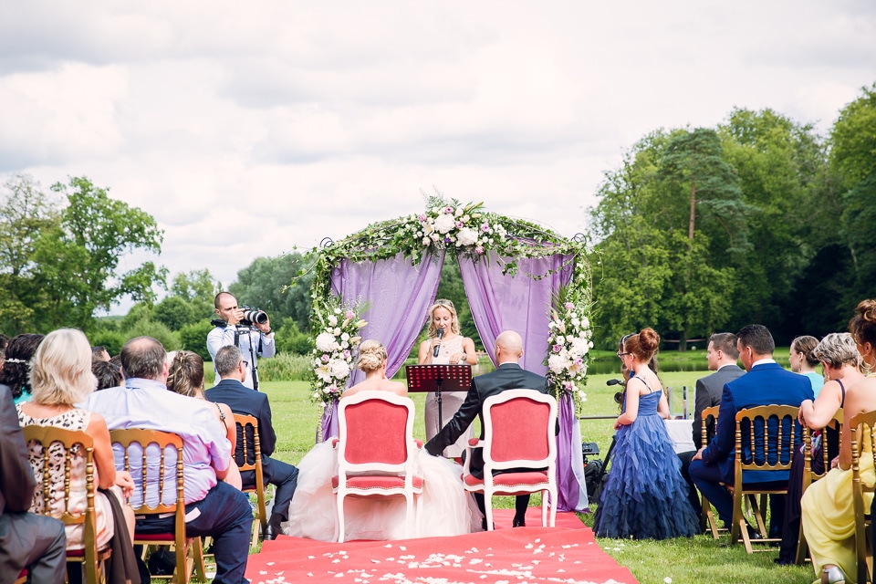 Cérémonie de mariage près de Chartres