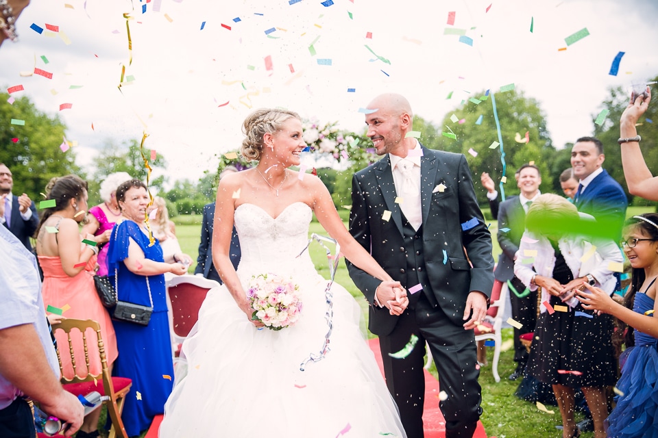 Fin de la cérémonie du mariage